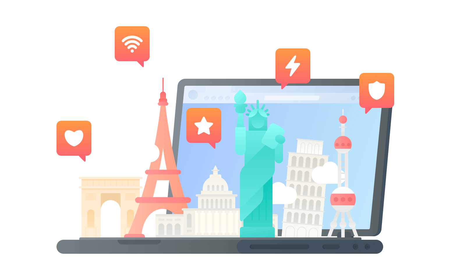 在斯瓦巴德和扬马延岛连接到中国的软件 - 返华VPN